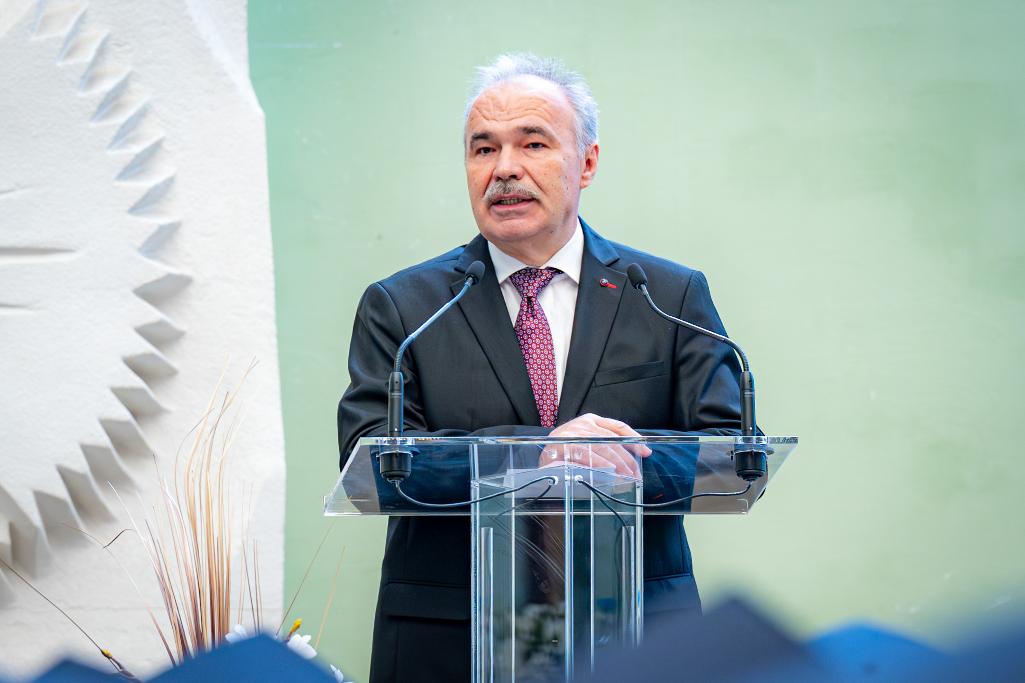 Minister of Agriculture Dr István Nagy also welcomed the newly graduated students (Photo: András Adorján)
